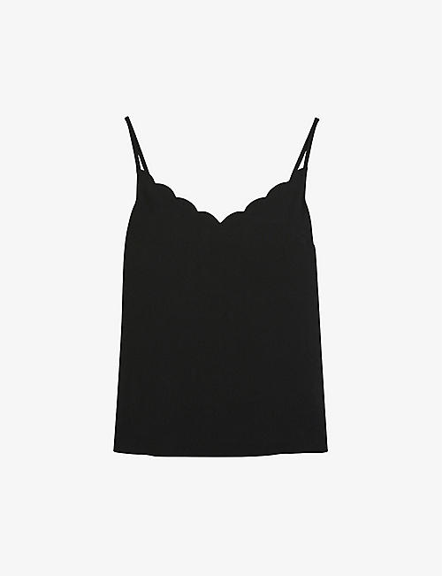 TED BAKER: Siina scalloped woven cami top