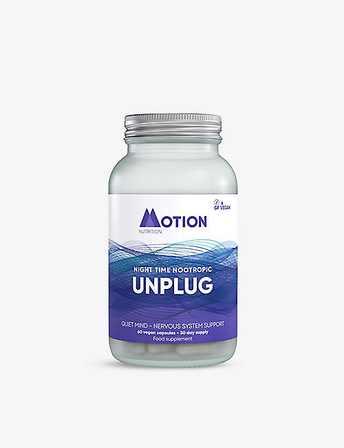 MOTION NUTRITION: Unplug supplements 60 capsules