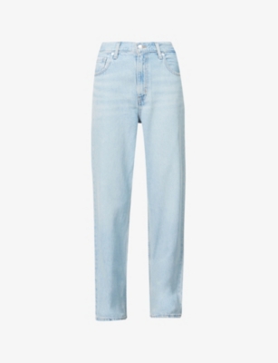 loose fit straight leg jeans