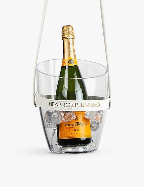 HEATING & PLUMBING LONDON: Keep Your Cool champagne bucket and adjustable leather strap