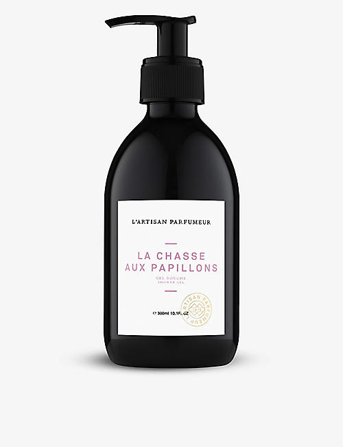 LARTISAN PARFUMEUR: La Chasse Aux Papillons scented shower gel 300ml