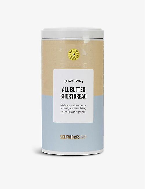 SELFRIDGES SELECTION: All-butter shortbread tin 100g
