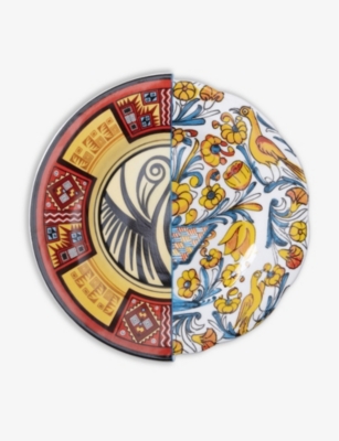 SELETTI: Hybrid Huaricanga bone-china dessert plate 20cm