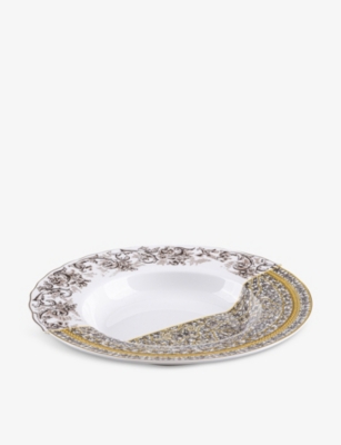 Shop Seletti Hybrid Agroha Printed Porcelain Soup Bowl 25.4cm