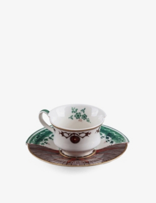 SELETTI: Hybrid Chucuito porcelain coffee cup and saucer