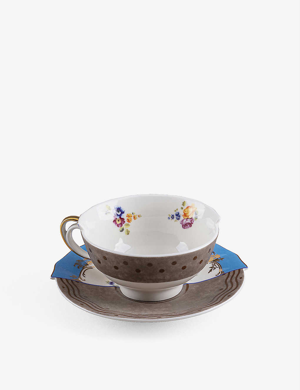 Seletti Hybrid Kerma Porcelain Teacup And Saucer