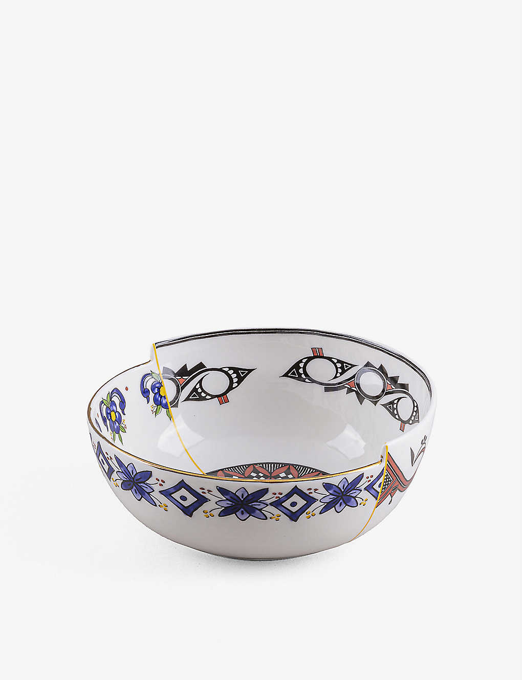 Seletti Hybrid Tiwanaku Abstract-pattern Bone-china Porcelain Bowl