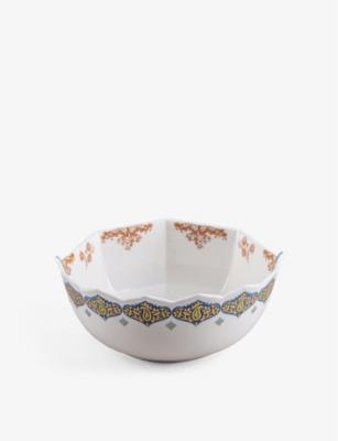 SELETTI: Hybrid Aror abstract-pattern bone-china porcelain bowl