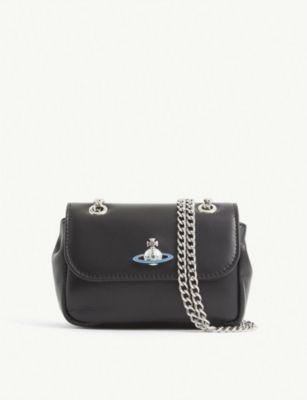 VIVIENNE WESTWOOD - Emma leather purse with chain | Selfridges.com