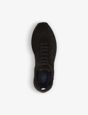 OFFICINE CREATIVE MENS OFFICINE CREATIVE RACE 17 COVERED-SOLE SUEDE TRAINERS 44781822