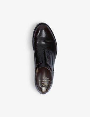 OFFICINE CREATIVE: Anatomia laceless leather Derby shoes