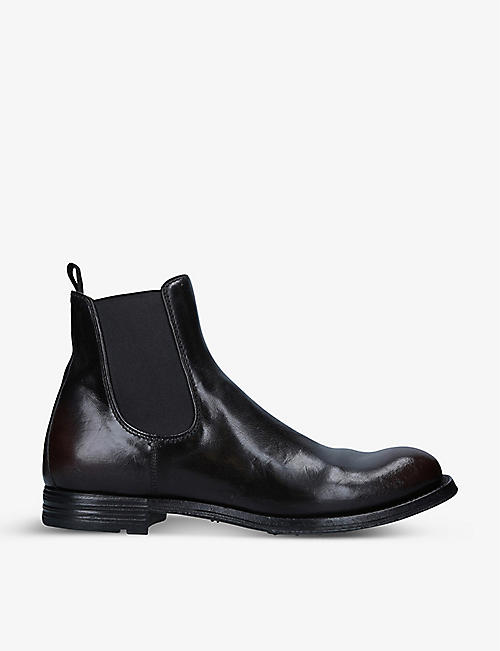 OFFICINE CREATIVE: Balance 04 leather Chelsea boots