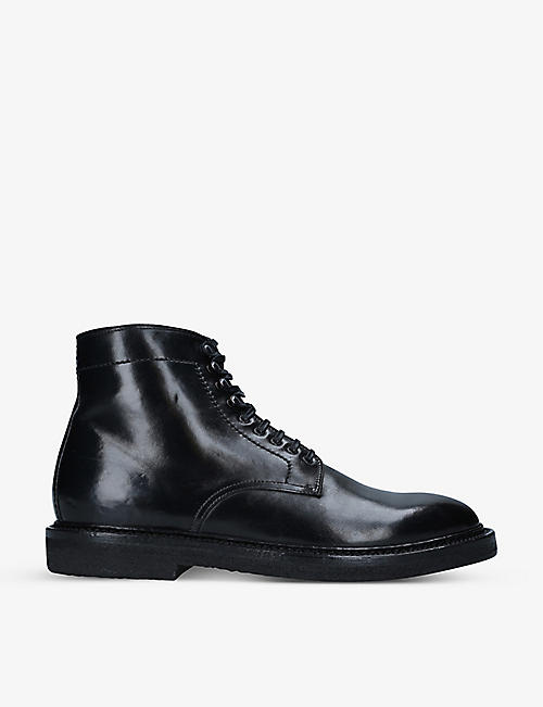 OFFICINE CREATIVE: Hopkins Crepe leather ankle boots