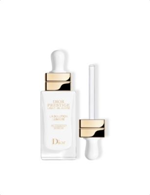 Shop Dior Prestige Light-in-white La Solution Lumière Activated Serum