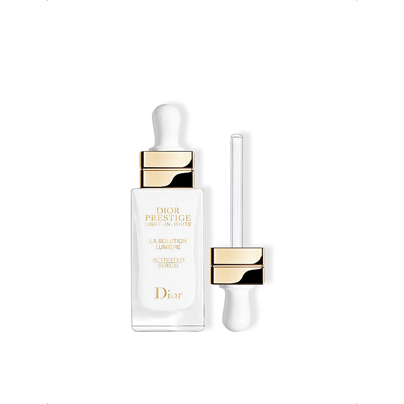 Shop Dior Prestige Light-in-white La Solution Lumière Activated Serum