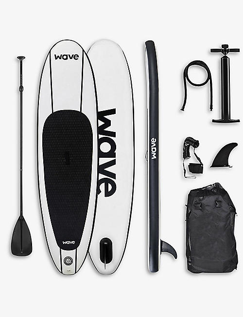 WAVE SPAS: Classic SUP inflatable PVC and foam paddleboard set 10ft