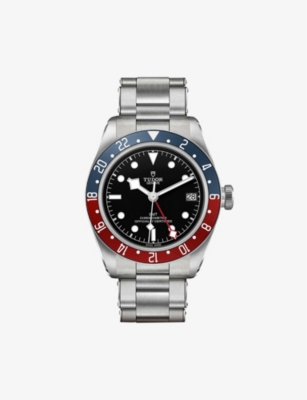 TUDOR: M79830RB-0001 Black Bay GMT 41mm stainless steel automatic watch