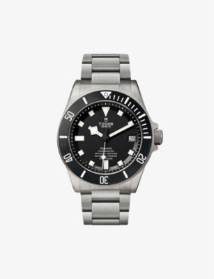 TUDOR: M25600TN-0001 Pelagos titanium and stainless steel automatic watch