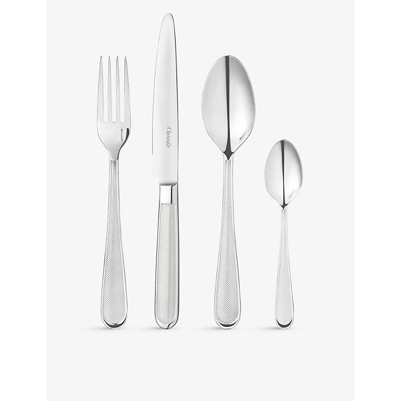 Christofle Concorde Stainless Steel 24-piece Cutlery Set