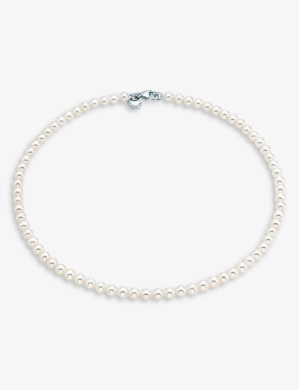 Tiffany & Co Womens Sterling Silver Ziegfeld Freshwater Pearl And Sterling Silver Necklace