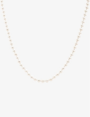 Tiffany & Co Tiffany Essential Pearls 18ct White-gold And Pearl Necklace In 18ct White Gold