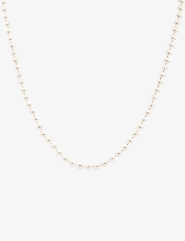 Tiffany Essential Pearls 18ct white-gold and pearl necklace