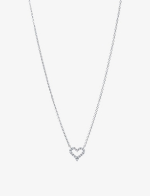 TIFFANY & CO - Tiffany Hearts™ extra-mini platinum and 0.06ct round ...