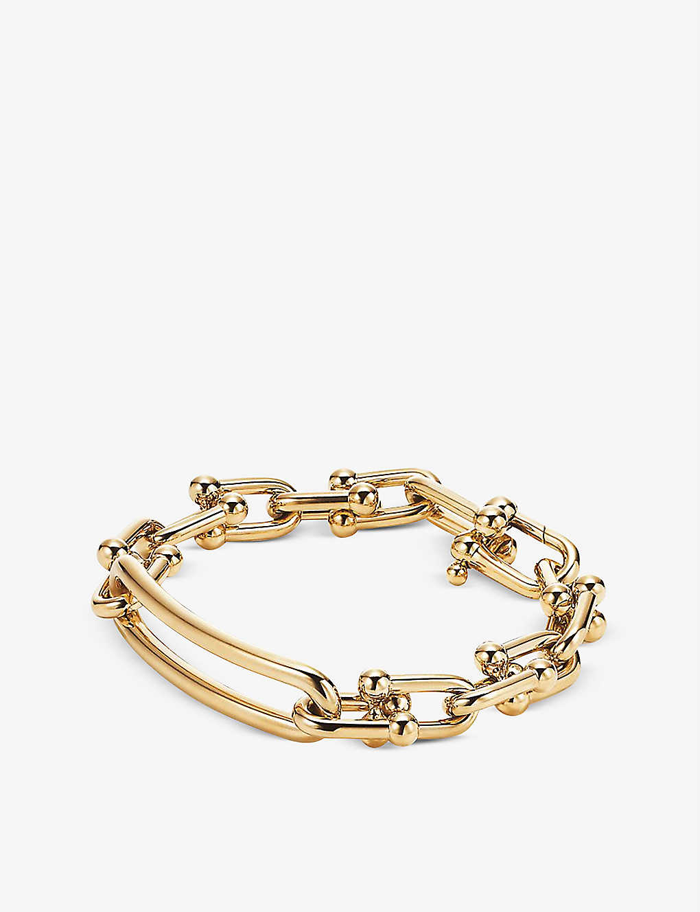 Tiffany & Co Womens 18ct Gold Tiffany Hardwear Link 18ct Yellow-gold Bracelet