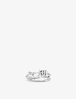 Empreinte Ring, White Gold and Diamonds - Jewelry - Categories