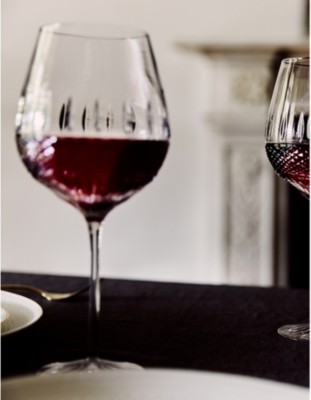 Waterford Irish Lace Crystal Red Wine Glasses Set Of Two