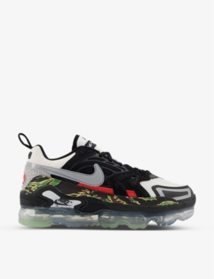 NIKE AIR VAPORMAX EVO NRG LEATHER AND TEXTILE TRAINERS,R03740844