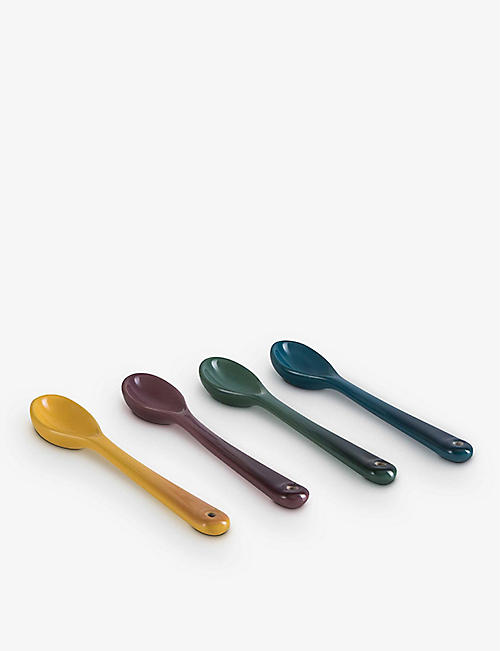 LE CREUSET: Botanique spoons set of four 14cm