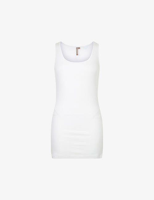 SWEATY BETTY: Mantra sleeveless stretch-cotton vest top