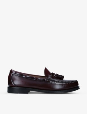 BASS WEEJUNS: Larkin tassel leather loafers