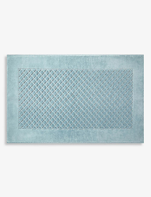 YVES DELORME: Etoile Horizon cotton-blend bath mat 50cm x 90cm