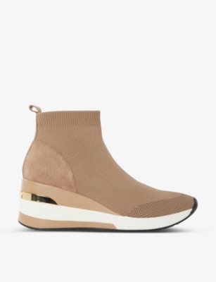 dune heeled trainers