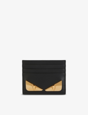 FENDI Bag Bugs leather cardholder Selfridges