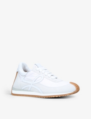 LOEWE Flow Runner monogram leather and shell trainers