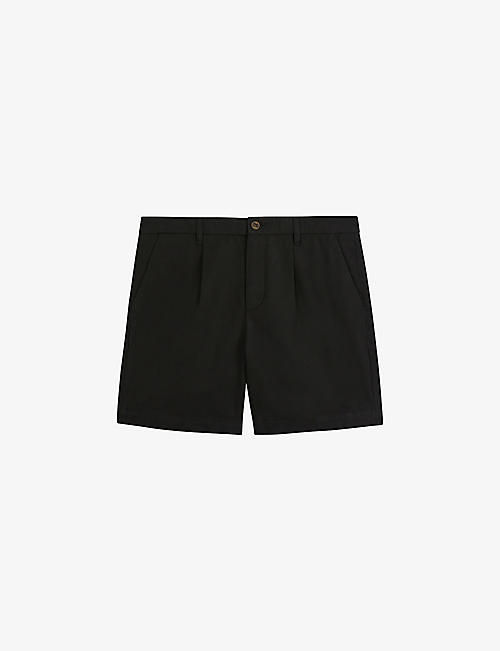 TED BAKER: Tailored mid-rise cotton shorts