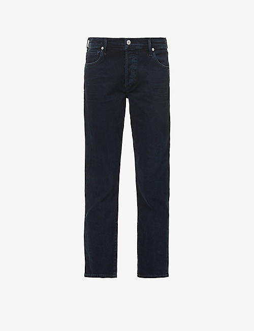 CITIZENS OF HUMANITY: Emerson slim-leg relaxed-fit low-rise stretch-organic cotton jeans