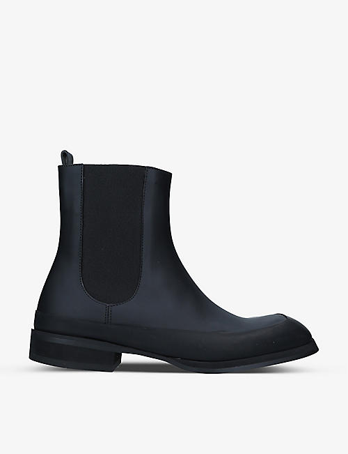 THE ROW: Garden leather Chelsea boots