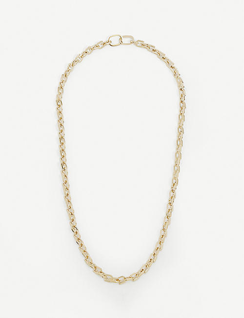 GIVENCHY: G-Link extra-small gold-toned chain necklace