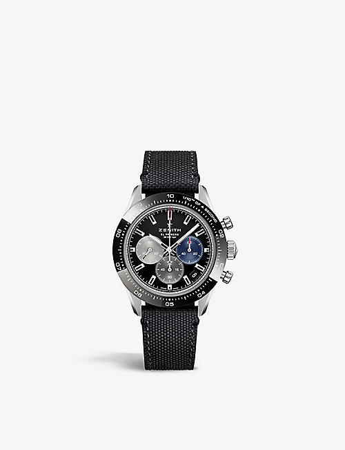 ZENITH: 03.3100.3600/21.C822 Chronomaster Sport stainless-steel, rubber and ceramic automatic watch