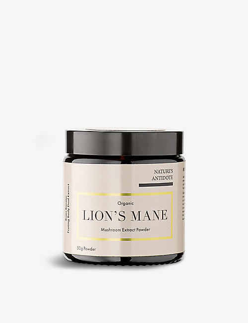 NATURE'S ANTIDOTE: Organic Lion’s Mane Extract powder 50g