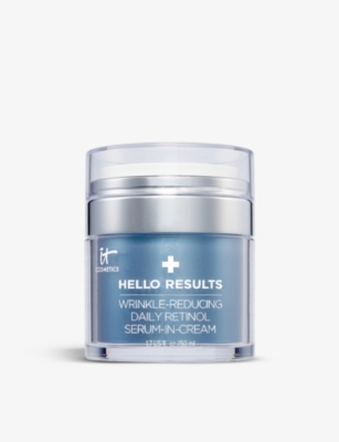 IT COSMETICS: Hello Results wrinkle-reducing daily retinol cream 50ml