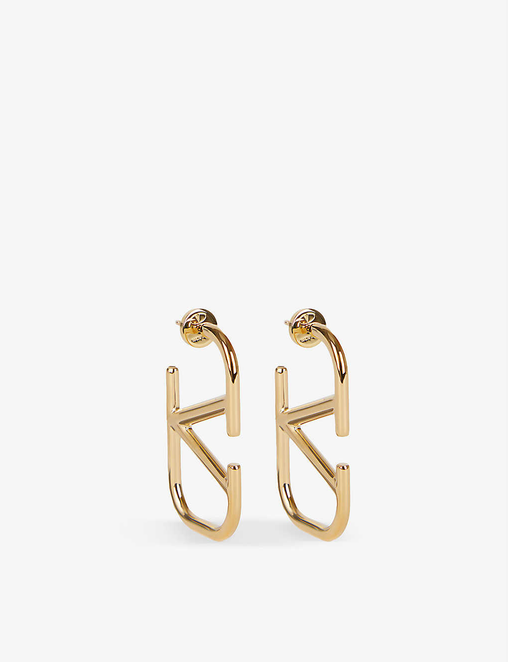 Valentino Garavani Vlogo Gold-toned Brass Earrings