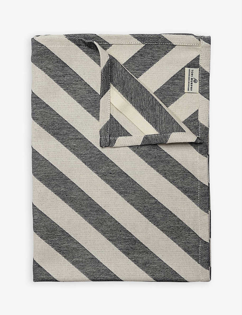 Tori Murphy Totto Striped Cotton Tea Towel 50cm X 70cm