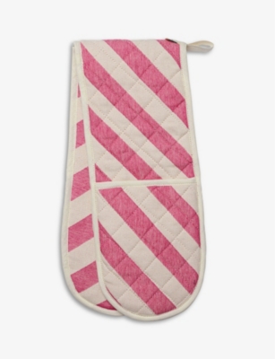 Tori Murphy Totto Striped Cotton-quilted Oven Glove