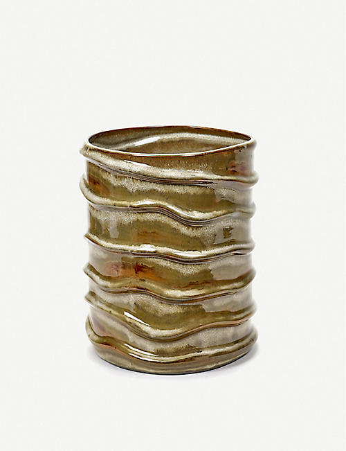 SERAX: Anita Le Grelle Terres de Rêves Birch stoneware vase 24.5cm