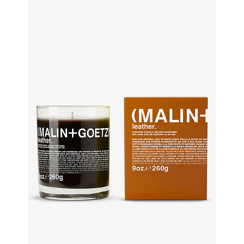 Shop Malin + Goetz Leather Candle 260g